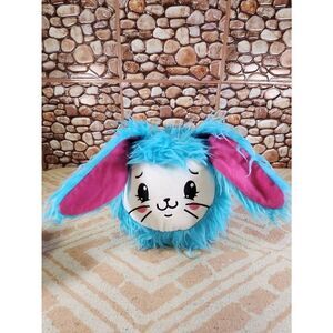 Pikmi Pops Surprise Blue Fluffy Bunny Rabbit Plush Toy #A97